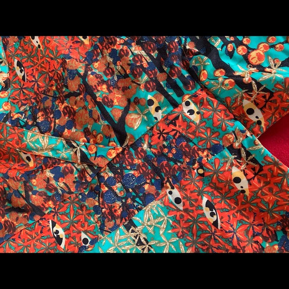 VERO MODA Kimono Sleeve Forest 3/4 Mini Dress - Picture 2 of 7